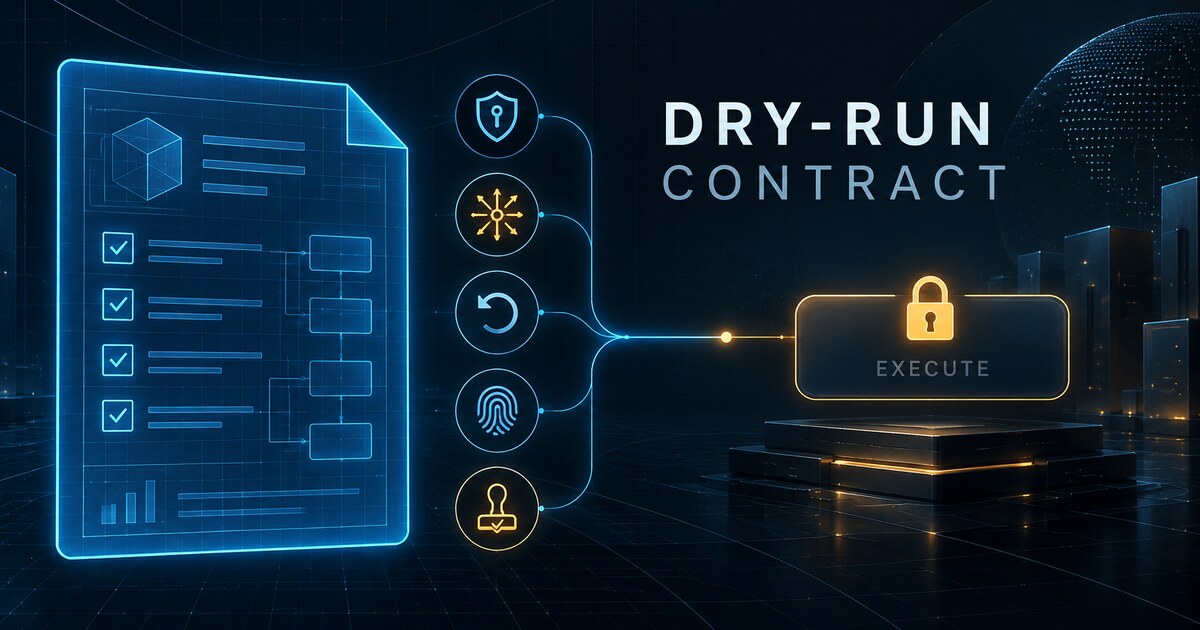 Your Agent Needs a Dry-Run Contract, Not Just an Approval Screen