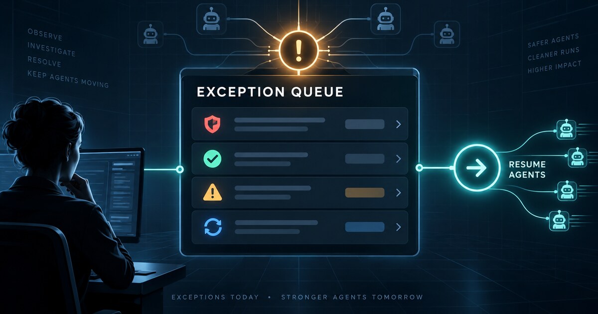 The Exception Queue Is the Missing Layer for Production Agents