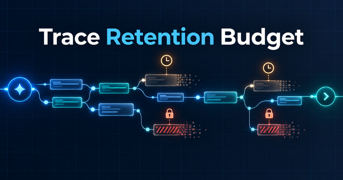 Your Agent Trace Needs a Retention Budget, Not an Infinite Recorder