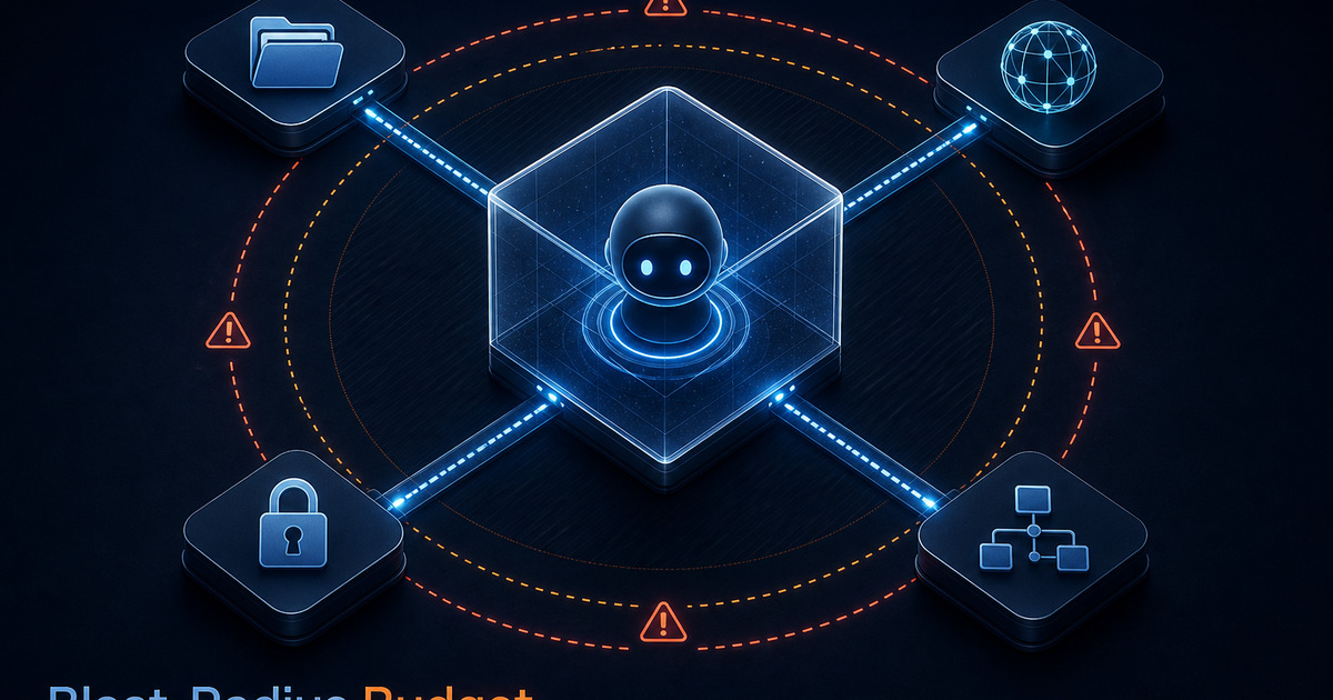 Your Agent Needs a Blast-Radius Budget, Not Another Approval Dialog