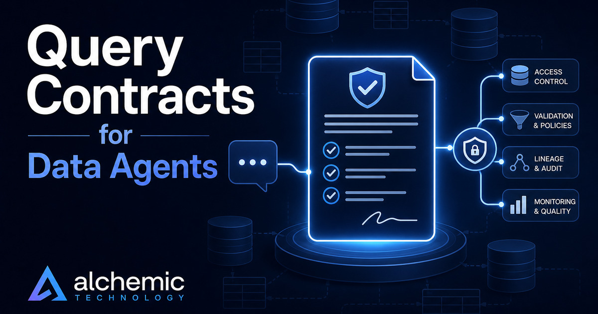 Your Data Agent Needs a Query Contract, Not a Chat Interface