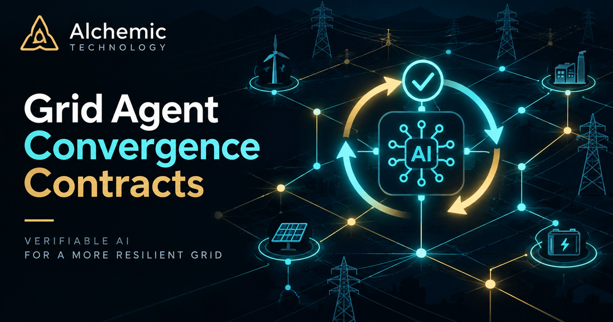 Your Grid Agent Needs a Convergence Contract, Not a Confidence Score