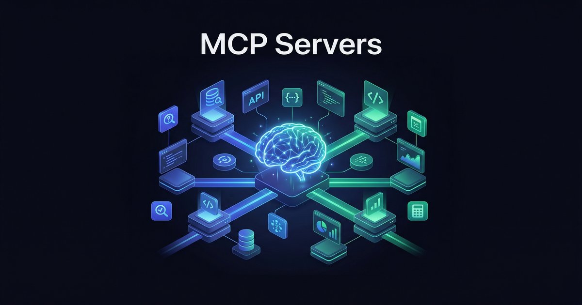 MCP servers architecture diagram