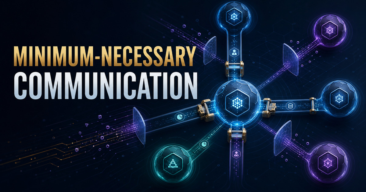 Your Agents Need Minimum-Necessary Communication, Not Redaction Theater