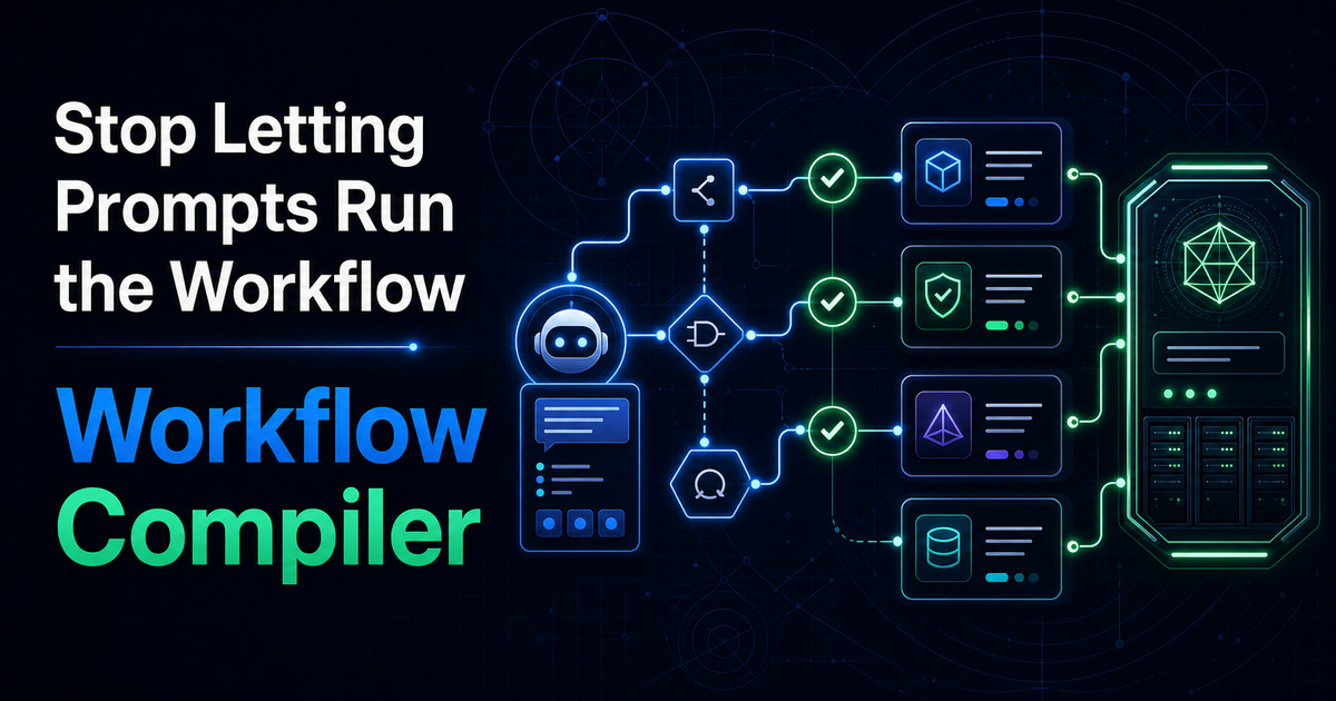Stop Letting Prompts Run the Workflow